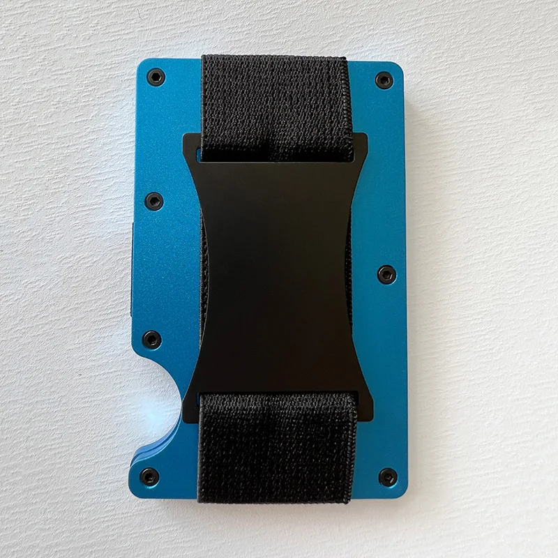 Card Holder Aluminium Case And Money Anti Theft RFID Designer Luxury For Men Porta Credencial Tarjetero Wallet Male Slim Portfel