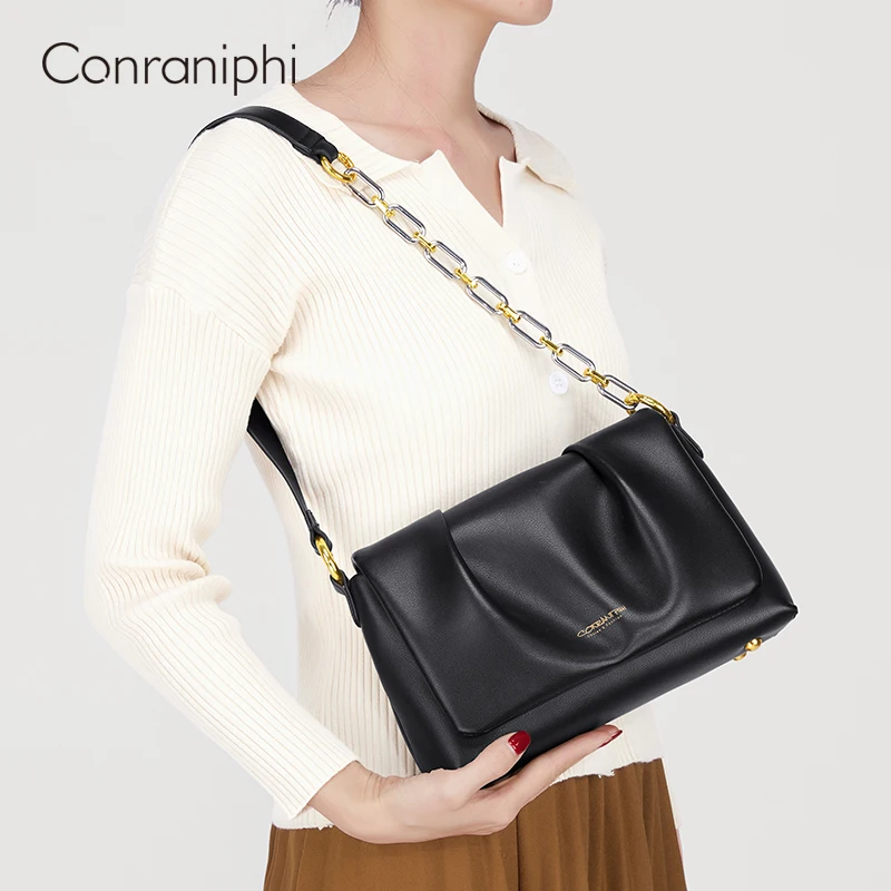 Conraniphi Luxury Designer Handbag for Women 2022 New Purses And Handbags Fashion Shoulder Crossbody Bags