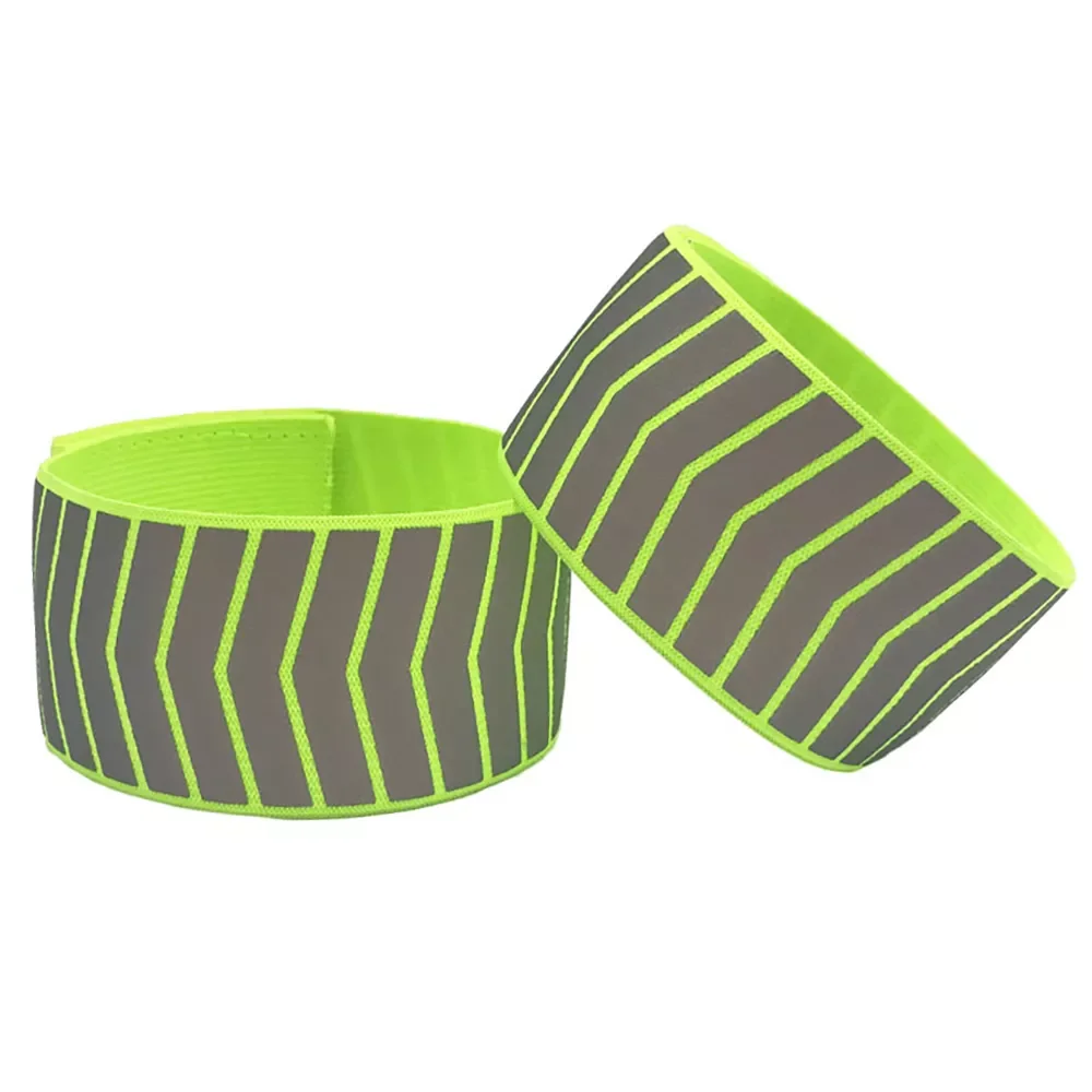 

Светоотражающие спортивные повязки на руку, наручный ремень со стрелками, для ночных занятий бегом, езды на велосипеде, защитный ремешок с в...