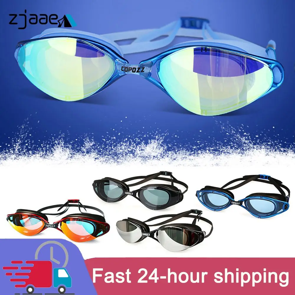 

2023 Copozz Professional Anti-Fog UV Protection Adjustable Swimming Goggles Men Women Waterproof silicone glasses Adult Eyewear