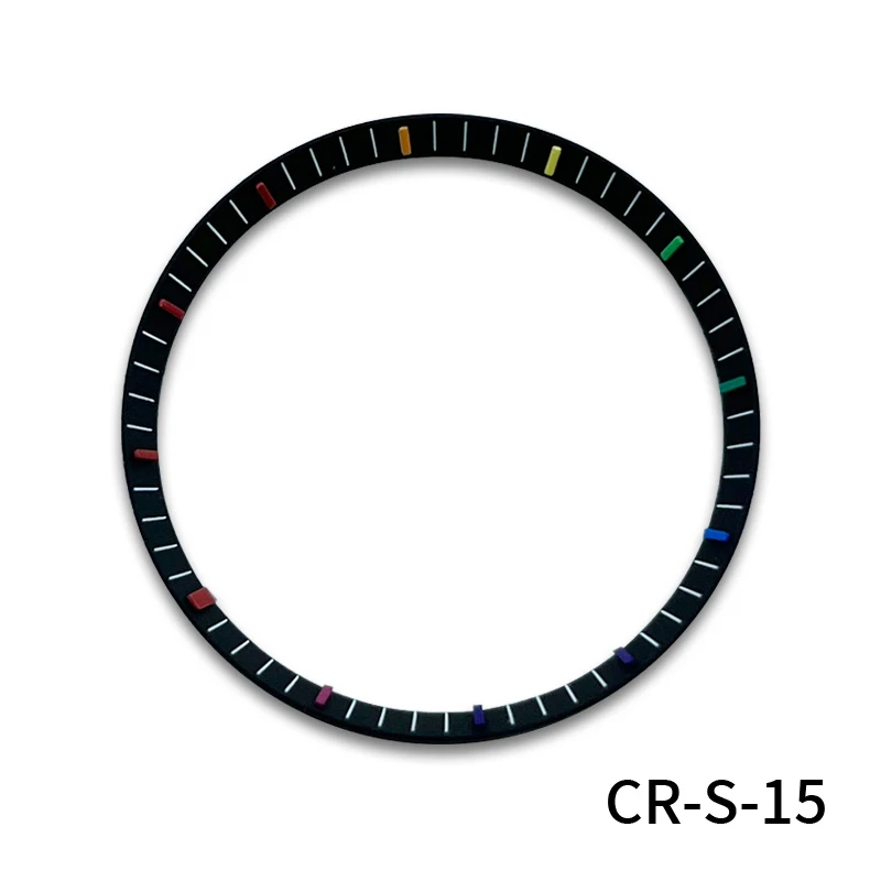 Inner Shadow Ring Black White Scale Watch Parts SKX SKX007 009 Outer Diameter 30.5mm Refitted Watch Accessories