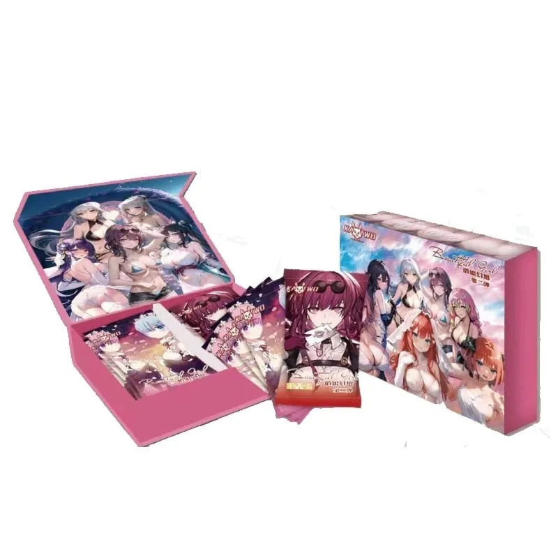 

Beautifu Girl Goddess Story Collection Cards Booster Box Bikini Rare Anime Table Playing Game Board Cards
