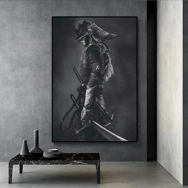Peinture sur toile de samouraï impressions HD art moderne affiches abstraites décoration la maison salon