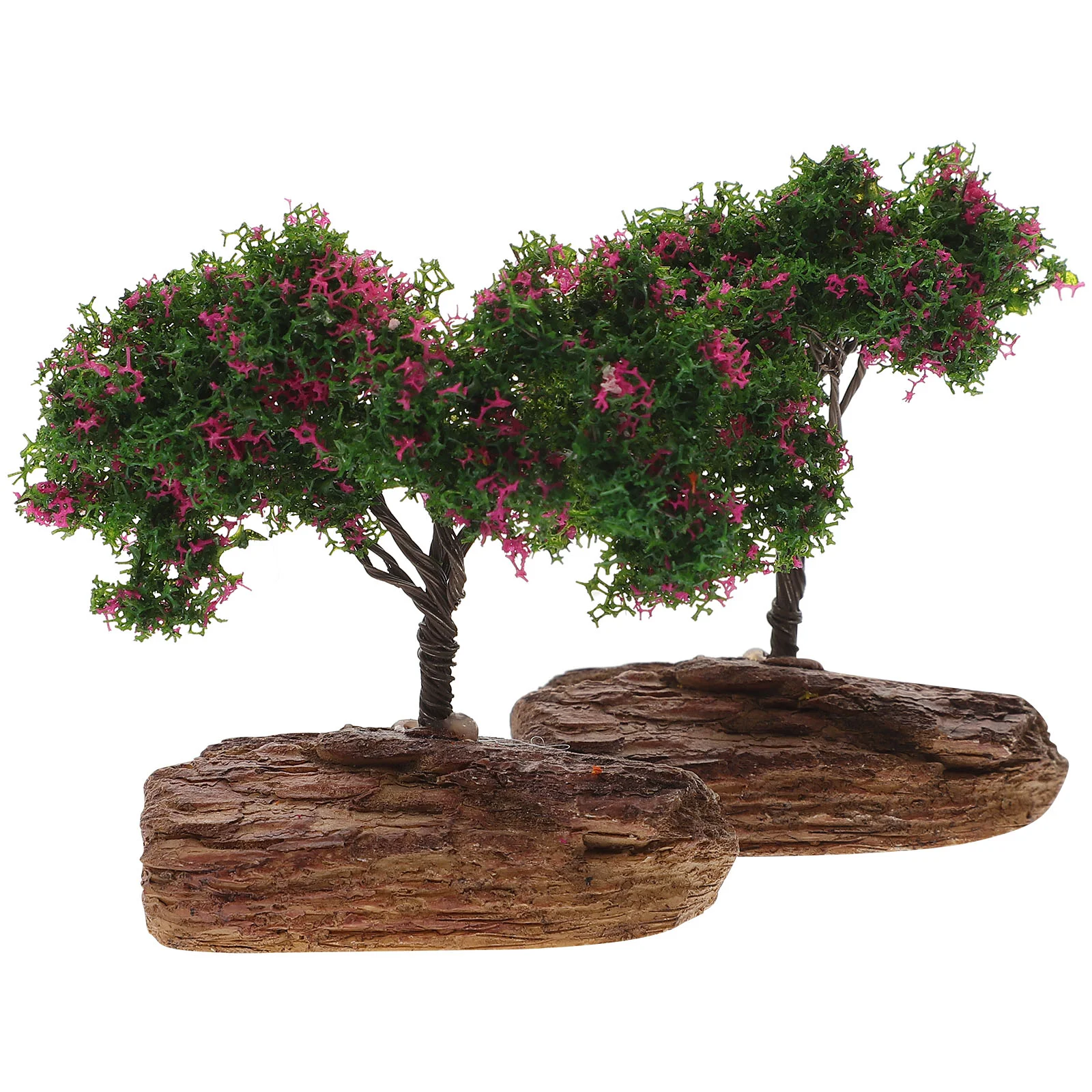 

Home Decorationation Indoor Simulated Mini Tree Garden Decoration Miniature Diorama Sand Table Model Landscape