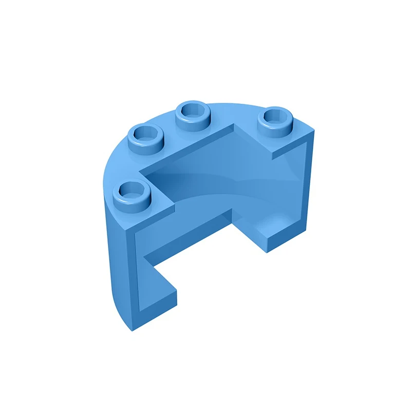 Детский конструктор gobrick цилиндр с вырезом 1x2 2x4x2 совместим lego 24593 детские игрушки
