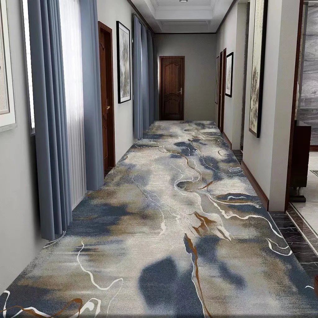 

Modern Long Carpet for Stairway Nordic Corridor Hallway Carpet for Living Room Home Hotel Aisle Runner Rug Anti-slip Kitchen Mat