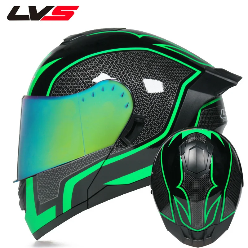 Suitable for electric vehicle helmet facelift helmet double lens electric vehicle Bluetooth helmet