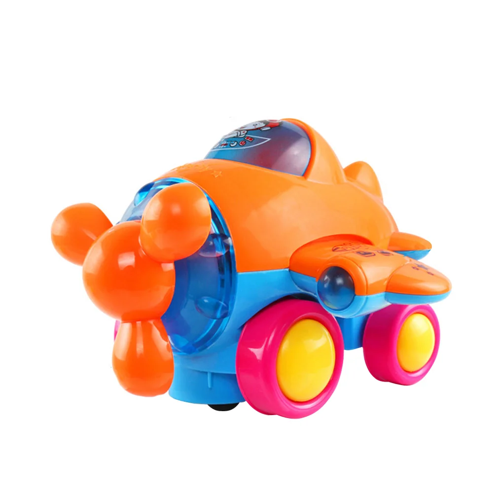 

Electric Airplane Toys with Light and Universal Wheel Aircraft for Boys and Girls (Random Color)