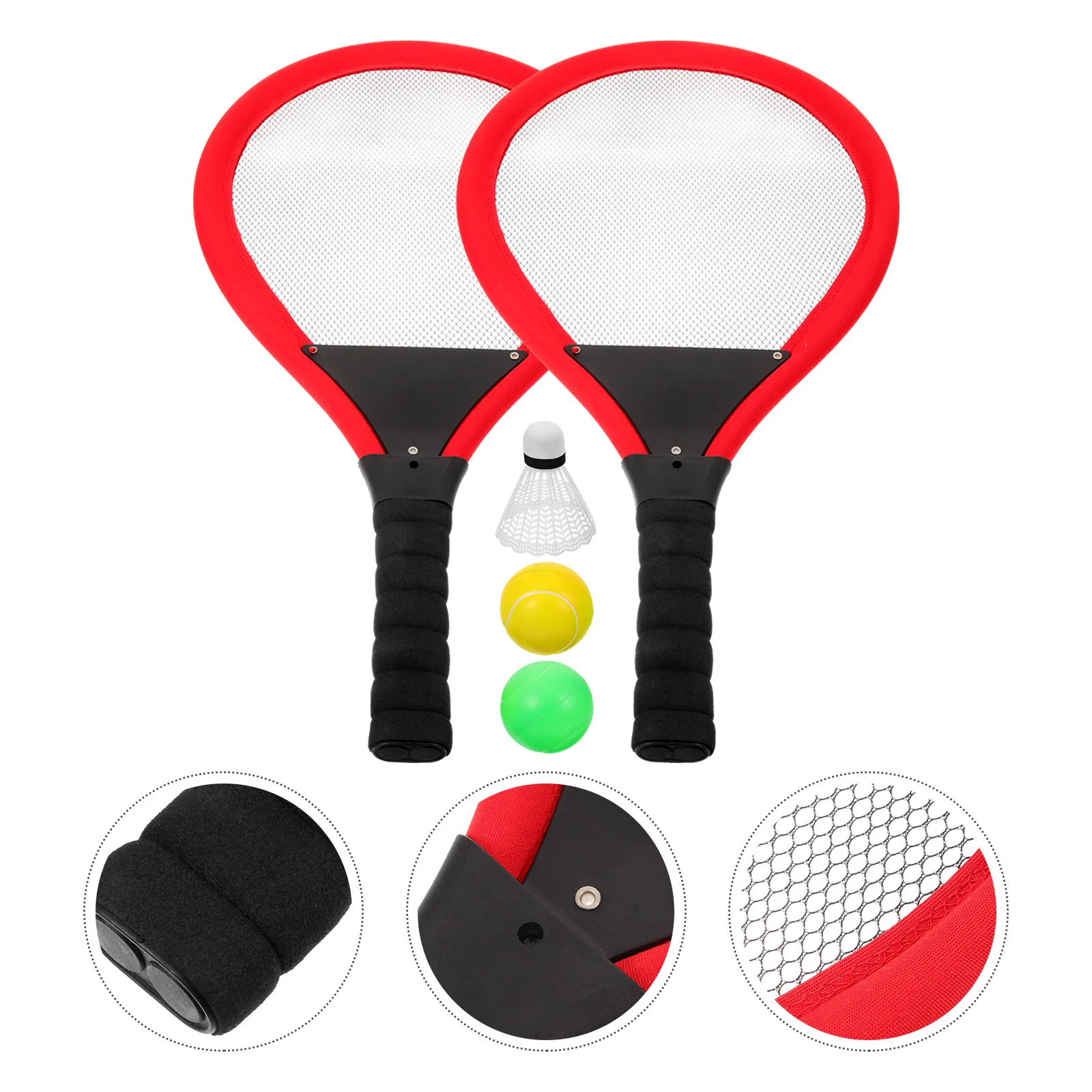 

1 Set of Outdoor Badminton Racket Interactive Badminton Tennis Toy Children Sports Ball Game Toy