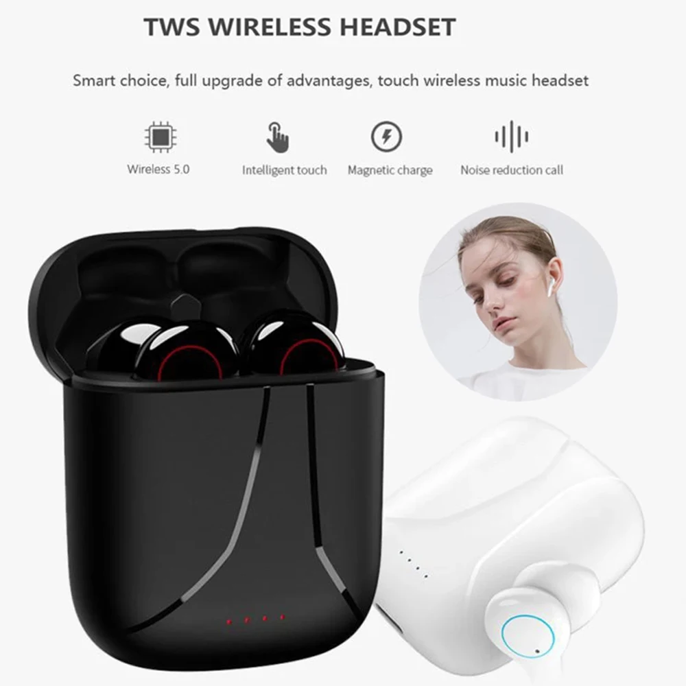 TWS Touch Control Headphones For Tecno Spark Go Power 8P 8 7 Pro 7T 7P 6 Air 5 Camon 18T 18i 17P Wireless Earphones Bluetooth5 |