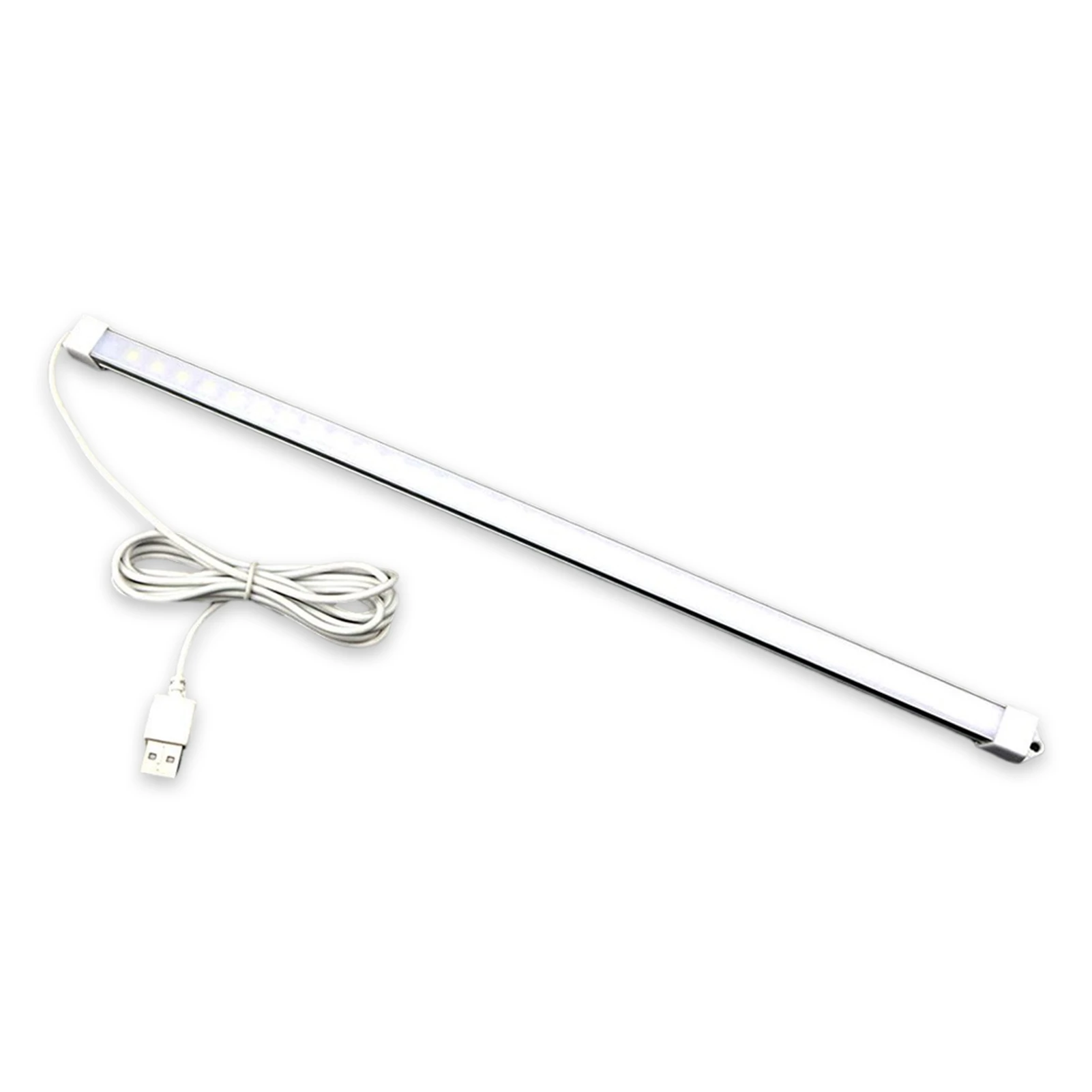 

USB Rigid Strip Reading Light Metal Computer Desktop Lamp for Home Office School Supplies pjop