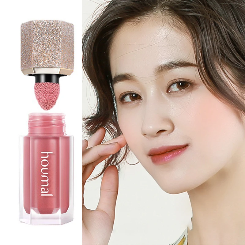 

1PCS Liquid Blush Matte Velve Natural Smooth Cheek Blusher Makeup Rouge Pigmented Face Blusher Creamy Lasting Make Up Tool