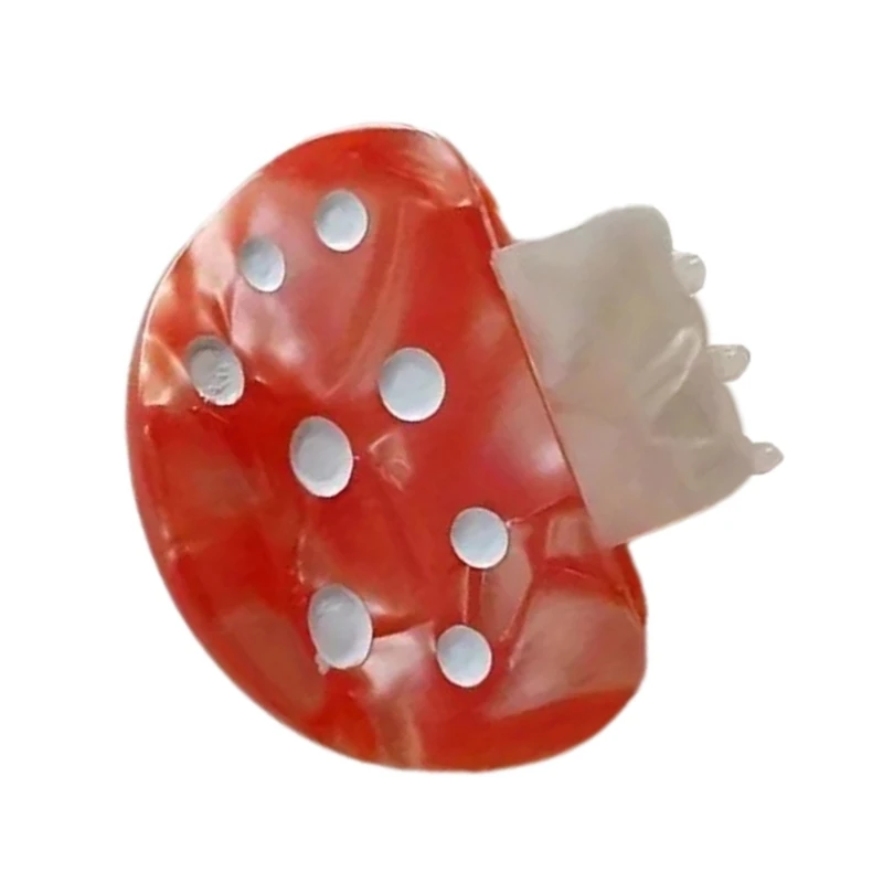 Зажим для волос в форме гриба с уксусной кислотой милый зажим челюсти героями