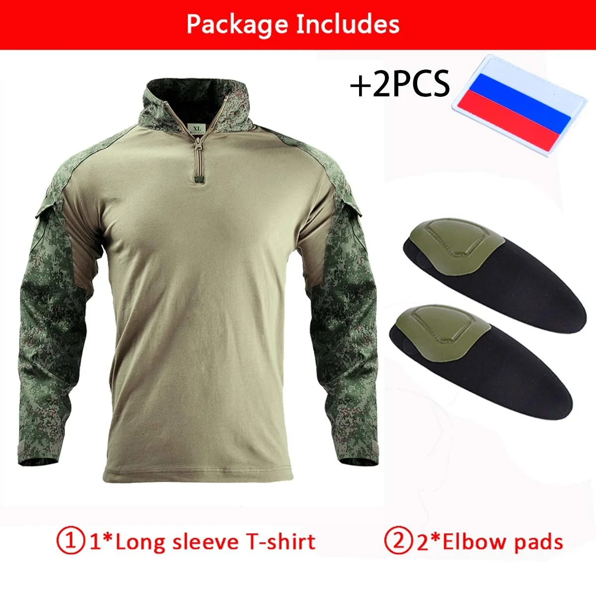 

Уличная боевая рубашка, походные футболки с подушечками, тактическая камуфляжная охотничья одежда, кемпинговая Военная армейская длинная рубашка, мужская одежда