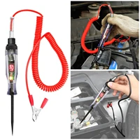 6v 12v 24v dc car truck voltage circuit tester digital display probe pen light bulb automobile diagnostic tools for honda benz