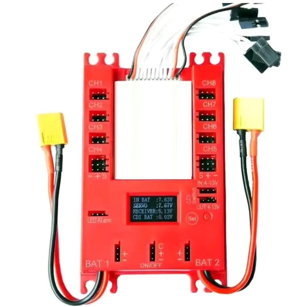 Цифровая плата управления питанием Digital Essentials Rccskj 4104 Mini Power DP Pro Mini Servo с BEC  CDI и выключателем Flameout (art.: 3920d9417bcfe) - 3920d9417bcfe
