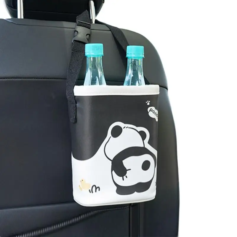 Автомобильный мусорный бак из искусственной кожи с героями мультфильмов