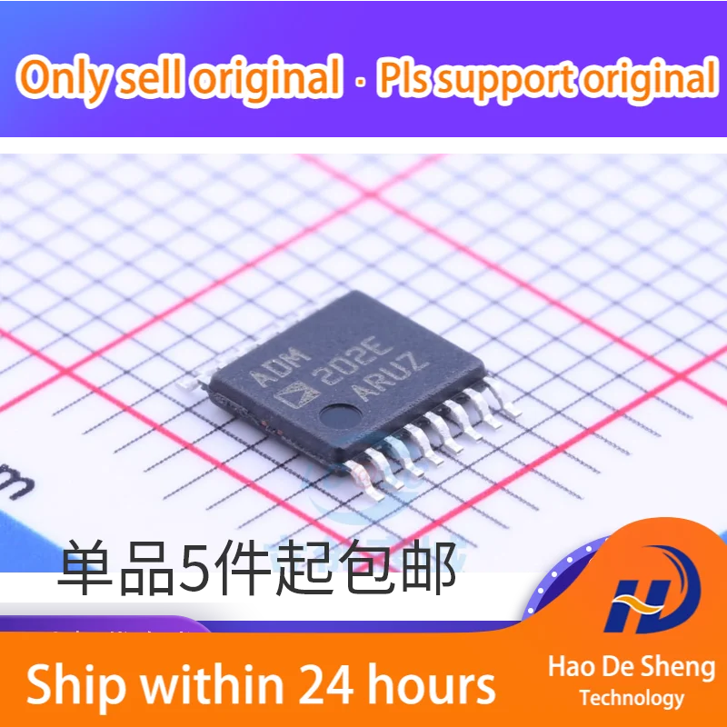 

10 шт./партия ADM202 ADM202E ADM202EARU ADM202EARUZ TSSOP16 новая Оригинальная фотография