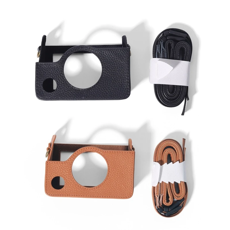 

Кожаный чехол с ремешком для камеры Fujifilm Instax Mini EVO