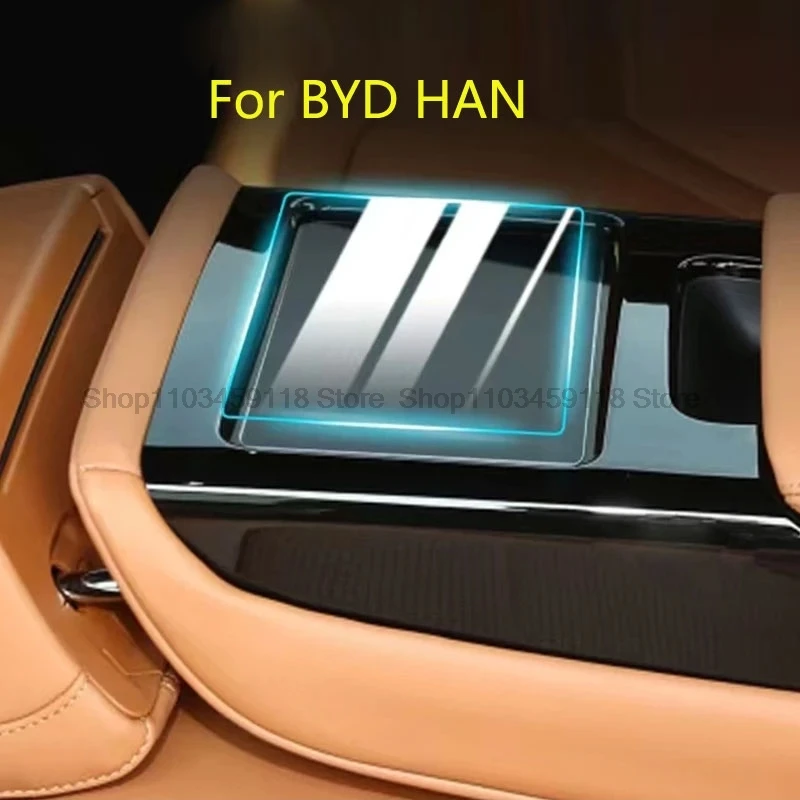 

Защитная пленка для экрана из закаленного стекла для BYD HAN 2022 2023, аксессуары для защиты задней панели от царапин