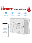 Беспроводной дистанционный Wi-Fi переключатель Sonoff 4CH R3 Pro R3 RF, реле блокировки, Alexa Google Home Ewelink