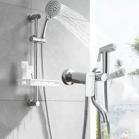 hand bath faucet system shower set mixer bathroom wall waterfall shower set polishing robinet salle de bain home improvement