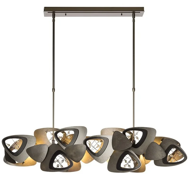 Новинка современная лампа для столовой гостиной креативная длинная Подвесная