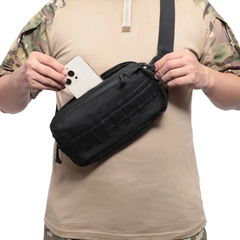 

Molle System Hunting Bag Wear-resistant EDC Package Camping Fanny Pack Chest Bag
