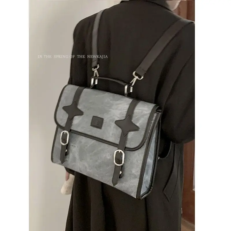Осень/зима женский рюкзак большой вместимости в стиле ретро 2024 новый популярный