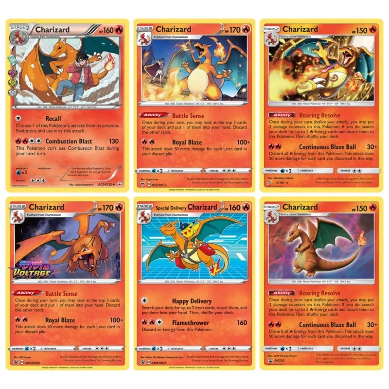 

Мультяшные персонажи покемона Charizard Collection NO2, английская версия, самостоятельная сборка, фонарики, аниме классика, игрушка
