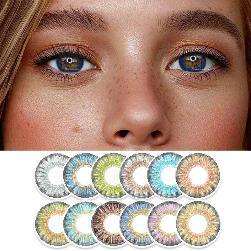 

Контактные линзы ed синие, зеленые, серые, для контактов с глазами, 2 шт./партия