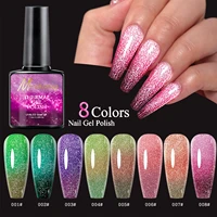 thermal nail gel polish shining glitter 3 colors temperature color changing uv gel polish varnish soak off manicure for manicure