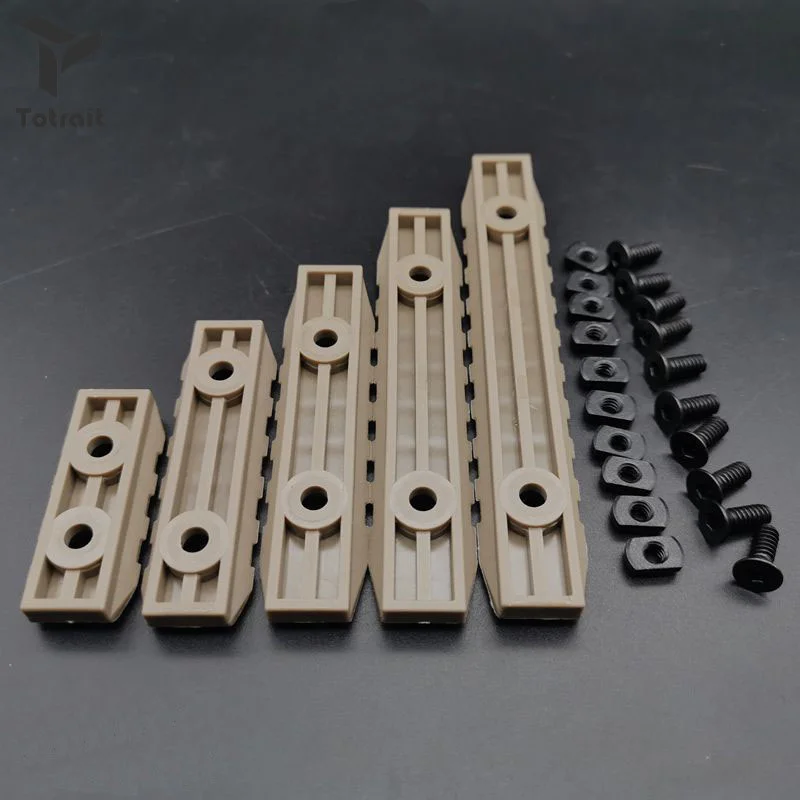 Тактическое нейлоновое крепление M-Lok для железнодорожной винтовки AR15 M4 Rail MLOK System