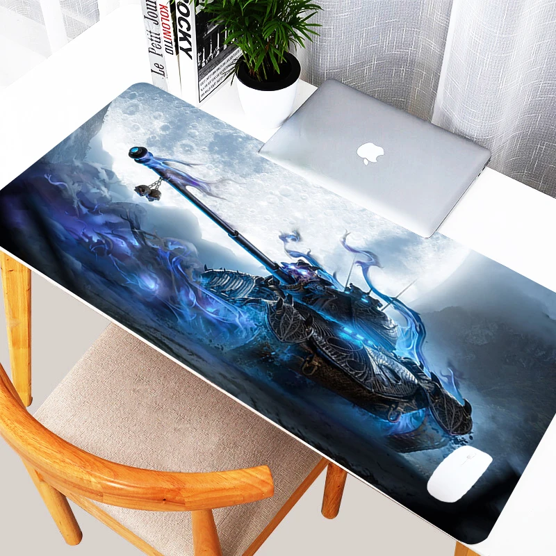 

World Tank War Mousepad Gamer 900x400 Computer Desk Accessories Keyboard Pad Anime Mouse Mats Anti-skid Cool Laptop Gaming Mat