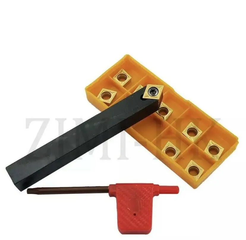 

SCMCN 1212H09 SCMCN1212H09 CNC Lathe Boring Machining Cutter External Turning Tool Holder +10pcs CCMT09T304 UE6020