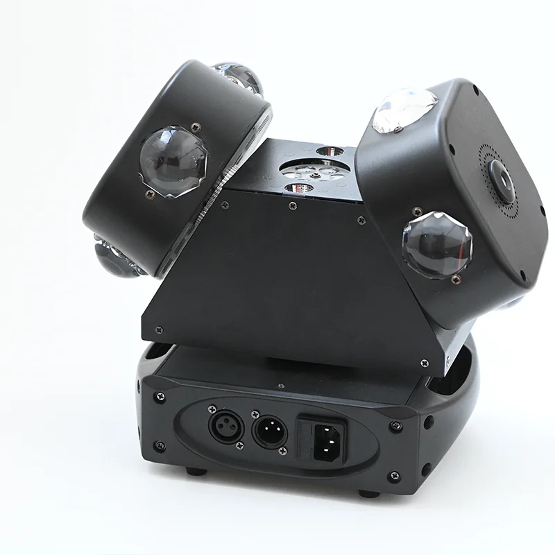 

Rgb вечерние Лазерное освещение для сцены Dj, лазерный проектор с 2 головками, светодиодный рисунок, эффект освещения с голосовым управлением и Dmx