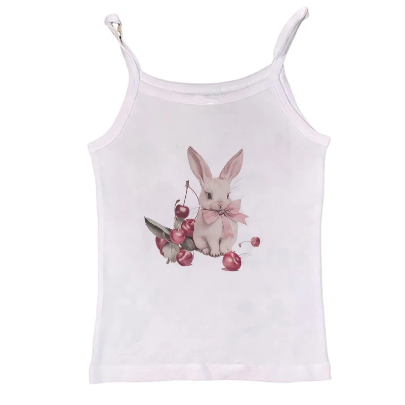 Футболка женская летняя в готическом стиле эстетичная уличная одежда для отдыха