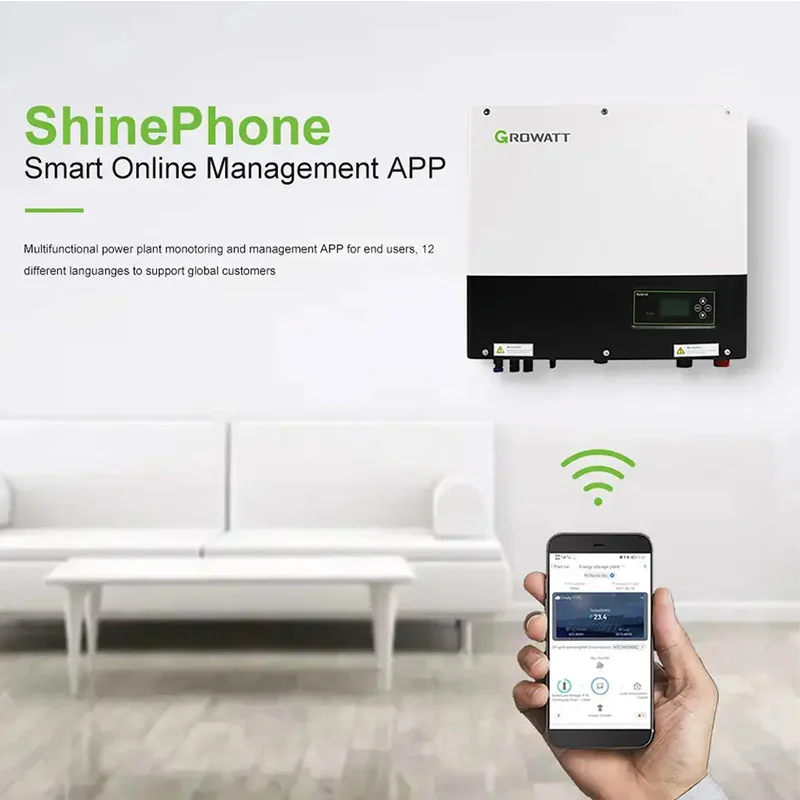 Growatt Sph 5000-10000Tl3 Bh-Up100% трехфазный выходной имбаланс 120 В Ups интеллектуальный