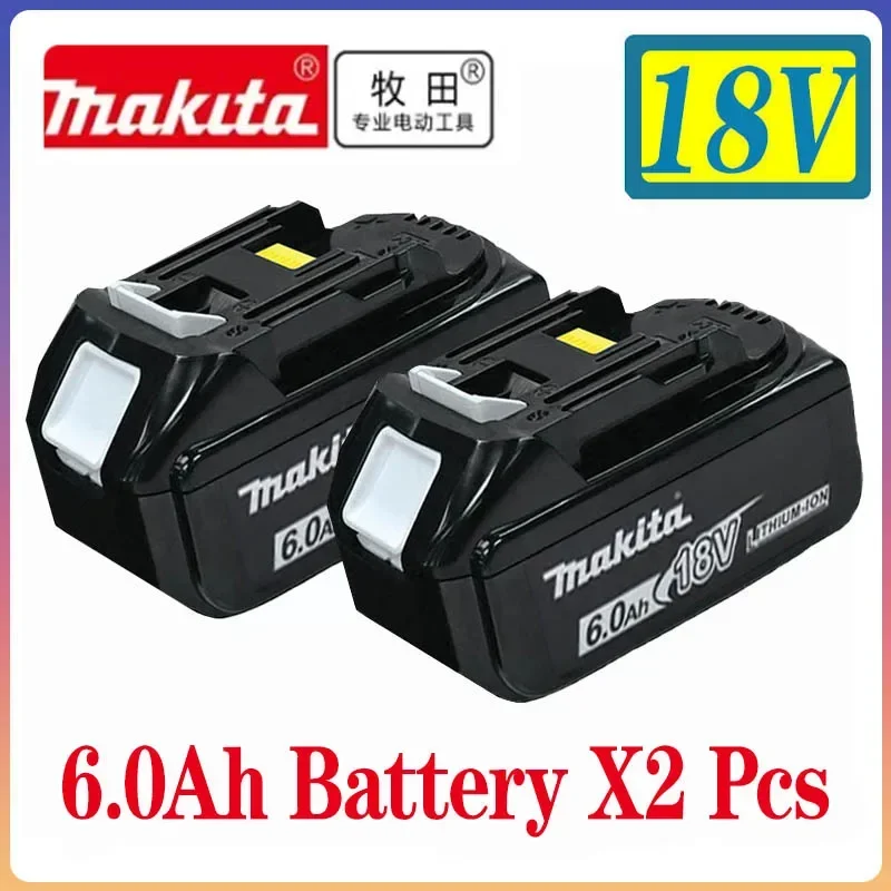 Аккумулятор Makita для литиевых батарей 100% оригинал 18 в 6 А · ч BL1860 BL1830 BL1850 BL1860B