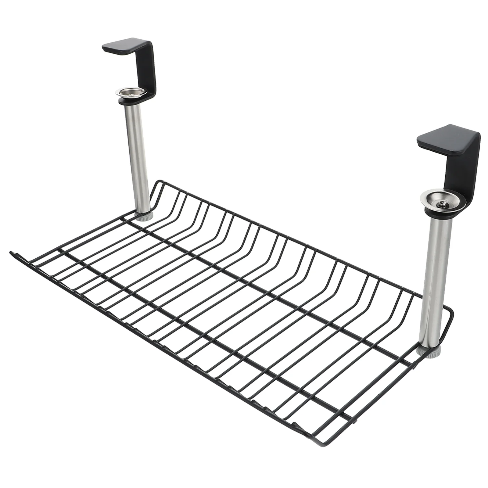 

Desk Cable Tray Organizer Management Wire Rack Cord Storage Basket Set Officemetal Organizers Table