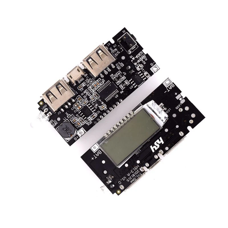 

Dual USB 5V 1A 2.1A Mobile Power Bank 18650 Battery Charger PCB Power Module Accessories For Phone DIY New LED LCD Module Board