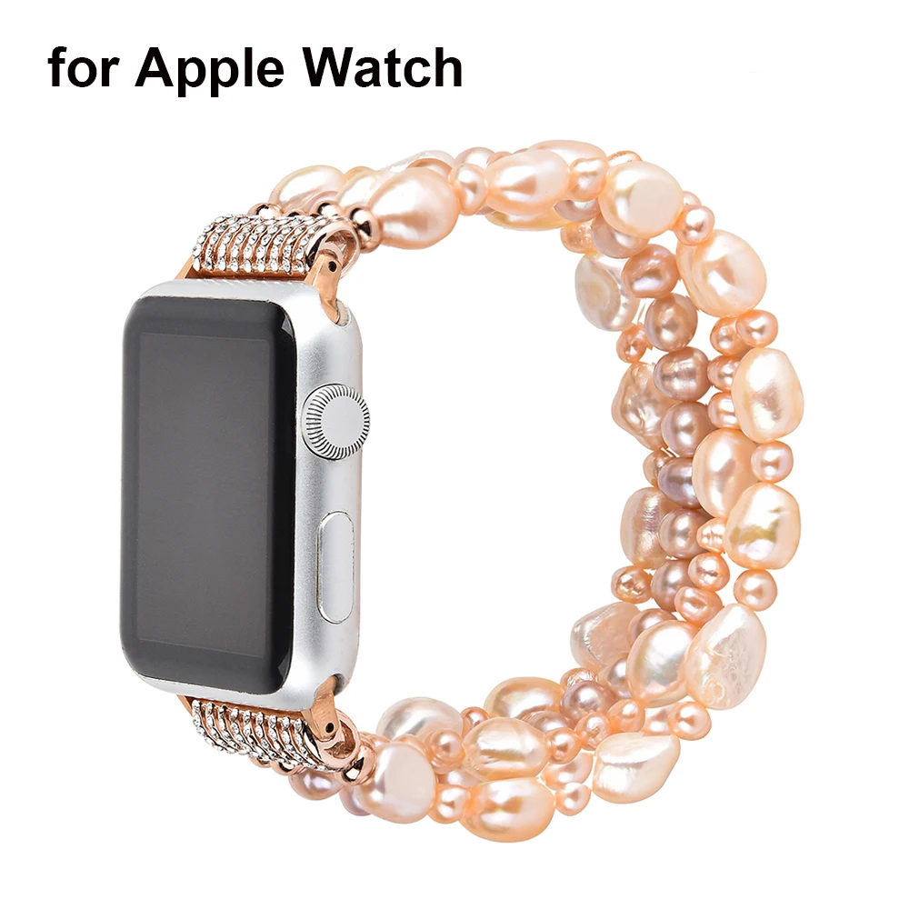 Женский дорогой ремешок для Apple Watch часов iwatch Series SE 7 6 5 4 3 2 1 сменный аксессуары