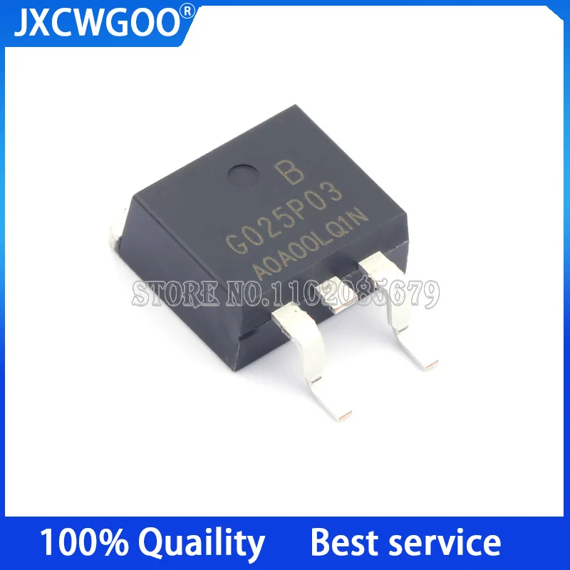 

Полевой транзистор HYG025P03LQ1B G025P03 TO-263, 10 шт., новый оригинальный полевой транзистор MOSFET