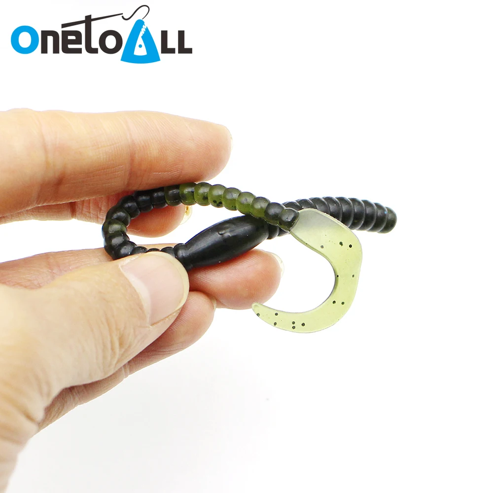 

OnetoAll 10 PCS 13cm 2.8g Volume Long Tail Lifelike Earthworm Soft Lure Worm Bait Artificial Swimbait Bass Carp Fishing Tackle