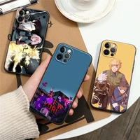 cute cartoon japan anime naruto phone case for iphone 8 plus se 2020 11 12 13 pro xs max mini xr case black soft silicone cover