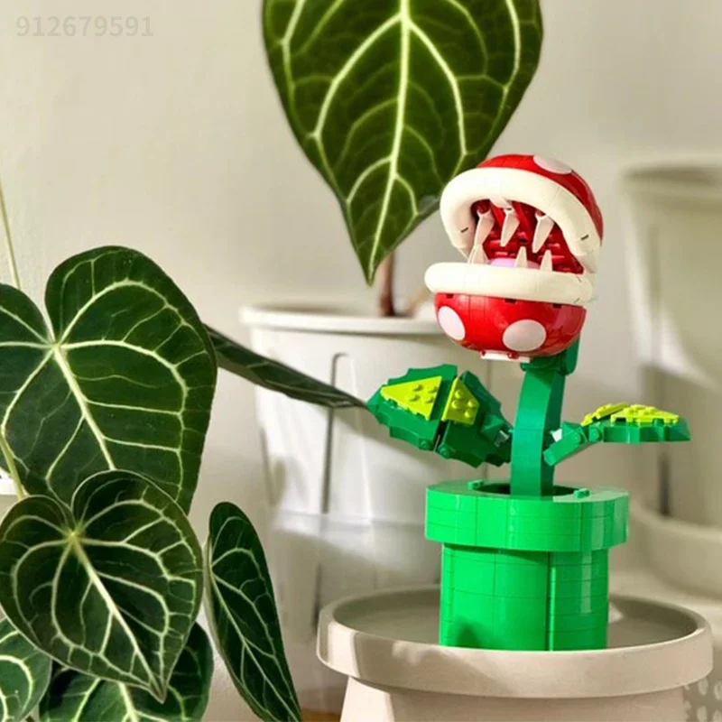 Строительные блоки Piranha модель игрового украшения домашний декор