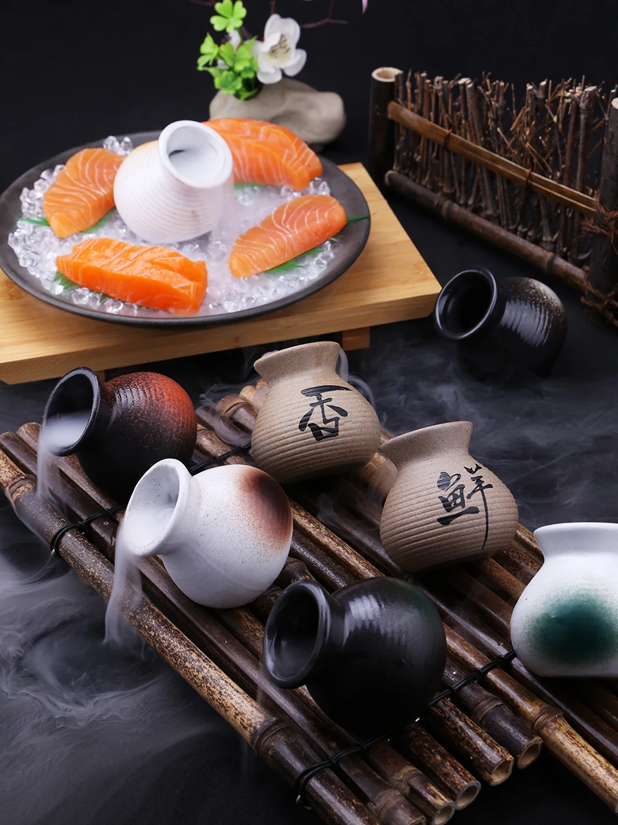 

Настольные бриллиантовые украшения Sashimi, украшение для чашки в японском стиле, сухая маленькая креативная керамическая зубочистка