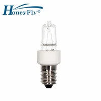 hoenyfly 2pcs refrigerator lamp jd 25w e14 2700 3000k 130v240v oven lamp freezer lamp indicator halogen bulb warm white