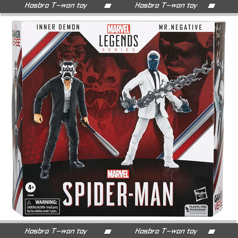 

Hasbro Marvel Legends Series Marvel Gamerverse Inner Demon and Mr. Negative Figures 6 Inches 2-Pack Collection Hobby Toys F3490