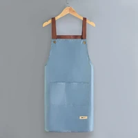 cooking apron modern stitching korean style easy clean adults cooking apron restaurant supplies cooking bib cooking apron